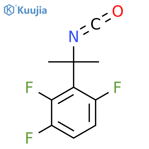 1,2,4-trifluoro-3-(2-isocyanatopropan-2-yl)benzene structure