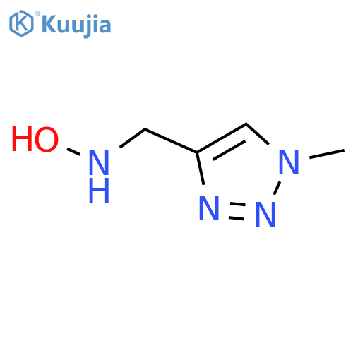 N-(1-methyl-1H-1,2,3-triazol-4-yl)methylhydroxylamine structure