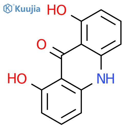 1,8-dihydroxy-10H-acridin-9-one structure