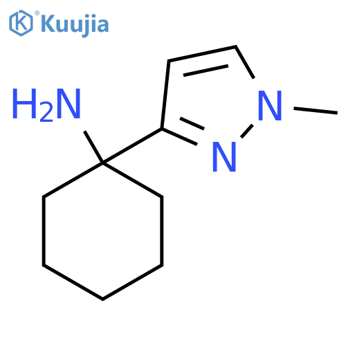 1-(1-methyl-1H-pyrazol-3-yl)cyclohexan-1-amine structure
