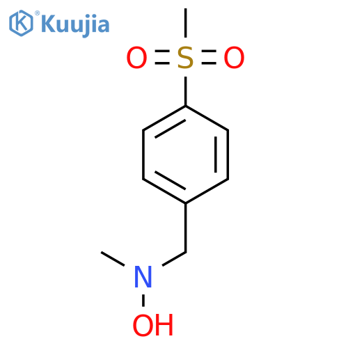 N-(4-methanesulfonylphenyl)methyl-N-methylhydroxylamine structure
