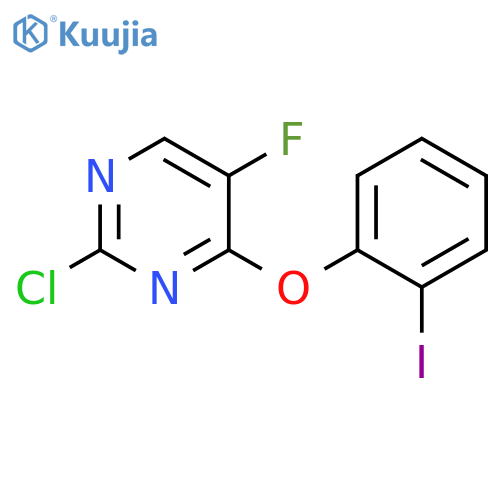 2-chloro-5-fluoro-4-(2-iodophenoxy)pyrimidine structure