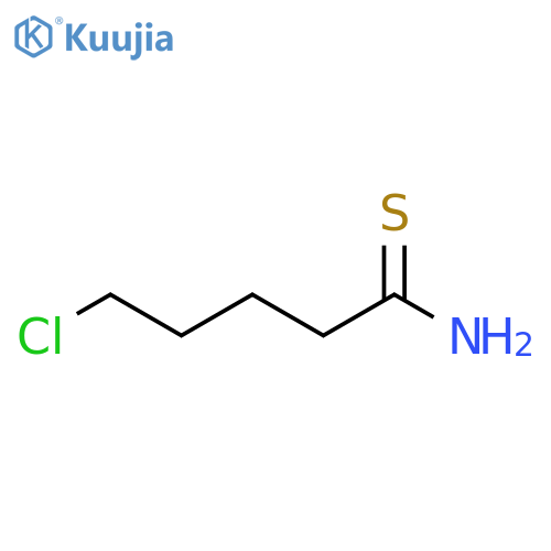 5-Chloropentanethioamide structure