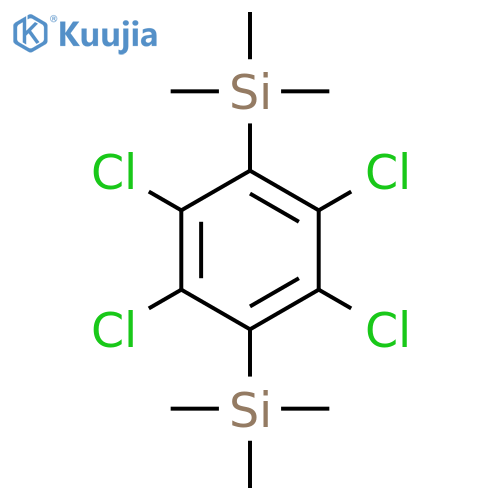 Silane, (2,3,5,6-tetrachloro-1,4-phenylene)bis[trimethyl- structure