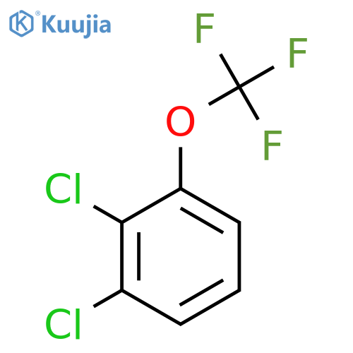Benzene,1,2-dichloro-3-(trifluoromethoxy)- structure