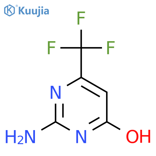 2-Amino-4-hydroxy-6-(trifluoromethyl)pyrimidine structure
