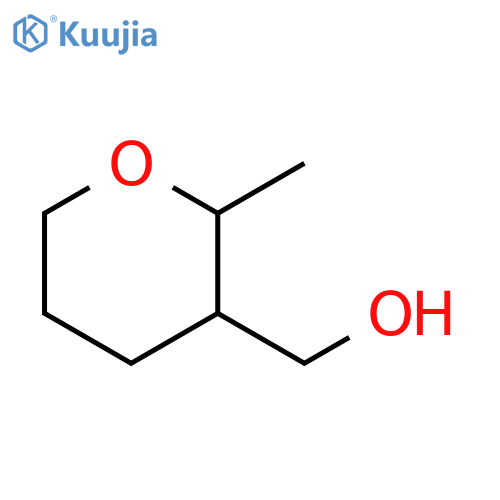 (2-methyloxan-3-yl)methanol structure