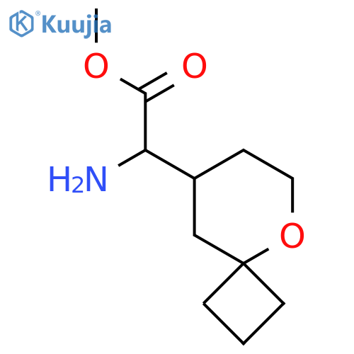 methyl 2-amino-2-{5-oxaspiro3.5nonan-8-yl}acetate structure