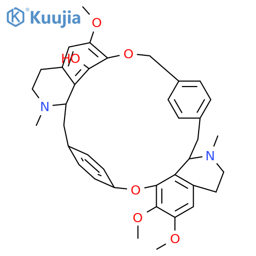 4,6:9,12:21,24-Trietheno-1H-pyrido[3',2':14,15][1,11]dioxacycloeicosino[2,3,4-ij]isoquinolin-5-ol,2,3,8,13,13a,14,15,16,25,25a-decahydro-18,19,30-trimethoxy-1,14-dimethyl-, (13aS,25aR)-(9CI) structure