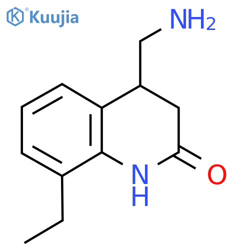 4-(Aminomethyl)-8-ethyl-1,2,3,4-tetrahydroquinolin-2-one structure