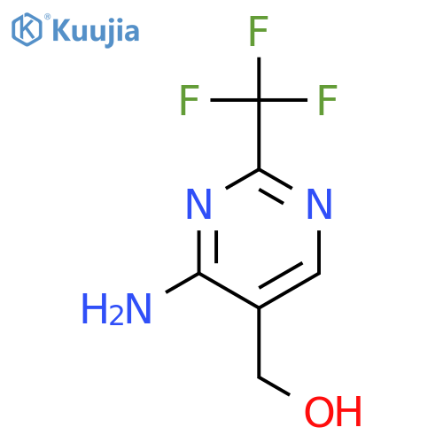 4-amino-2-(trifluoromethyl)pyrimidin-5-ylmethanol structure