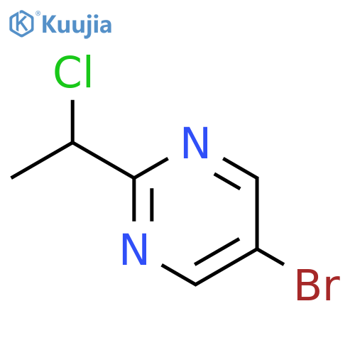 5-bromo-2-(1-chloroethyl)pyrimidine structure