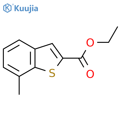 Ethyl 7-methylbenzo[b]thiophene-2-carboxylate structure