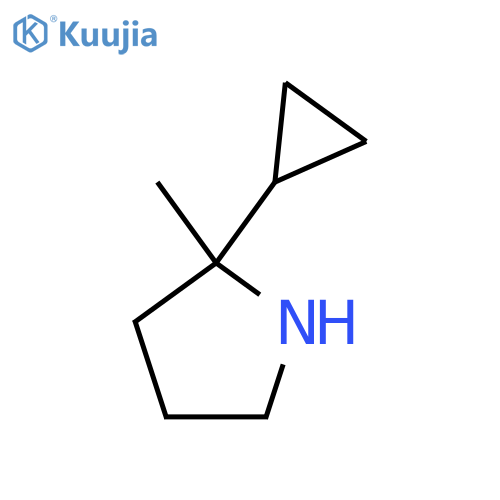 2-Cyclopropyl-2-methylpyrrolidine structure