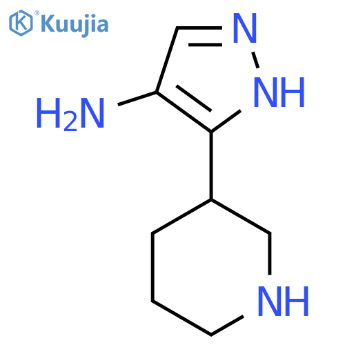 3-(Piperidin-3-yl)-1H-pyrazol-4-amine structure