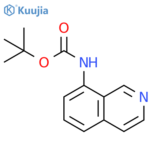 tert-butyl N-(isoquinolin-8-yl)carbamate structure