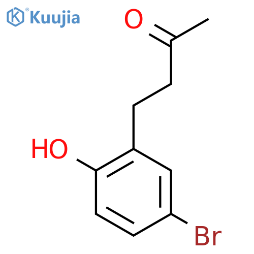 4-(5-bromo-2-hydroxyphenyl)butan-2-one structure