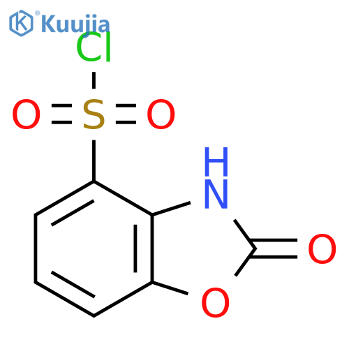 2-Hydroxybenzo[d]oxazole-4-sulfonyl chloride structure