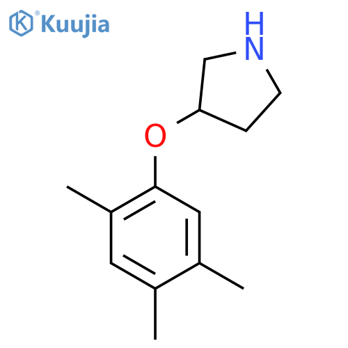 3-(2,4,5-trimethylphenoxy)pyrrolidine structure