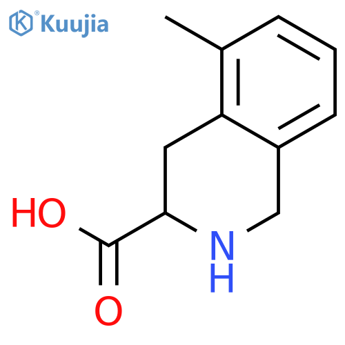 3-Isoquinolinecarboxylicacid, 1,2,3,4-tetrahydro-5-methyl- structure