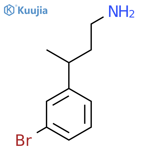 3-(3-bromophenyl)butan-1-amine structure