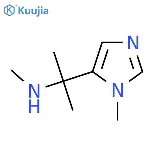 methyl2-(1-methyl-1H-imidazol-5-yl)propan-2-ylamine structure