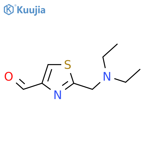 2-[(Diethylamino)methyl]-1,3-thiazole-4-carbaldehyde structure