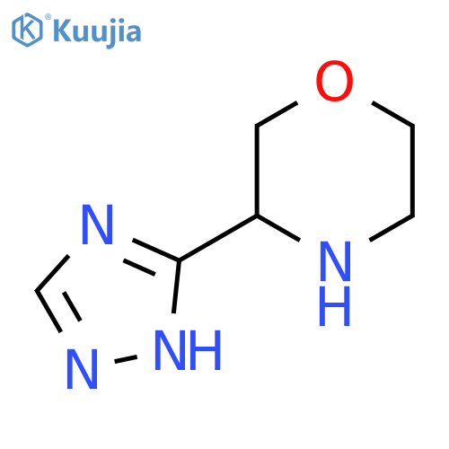 3-(1H-1,2,4-triazol-3-yl)morpholine structure