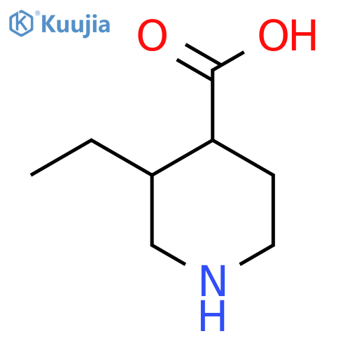 3-ethylpiperidine-4-carboxylic acid structure