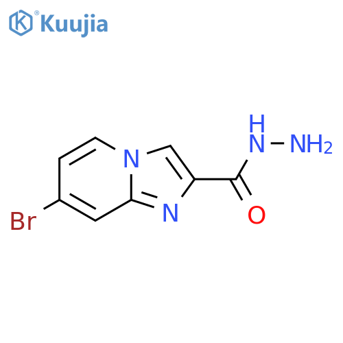 7-Bromoimidazo[1,2-a]pyridine-2-carbohydrazide structure