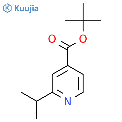 Tert-Butyl 2-isopropylisonicotinate structure