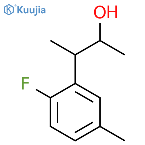 3-(2-Fluoro-5-methylphenyl)butan-2-ol structure