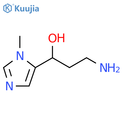 1H-Imidazole-5-methanol, α-(2-aminoethyl)-1-methyl- structure
