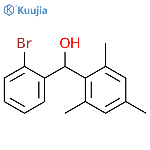 (2-bromophenyl)-(2,4,6-trimethylphenyl)methanol structure