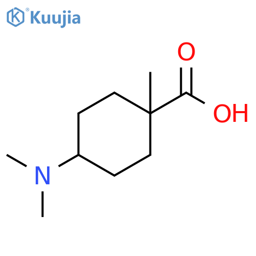 Cyclohexanecarboxylic acid, 4-(dimethylamino)-1-methyl- structure