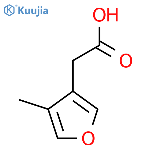 2-(4-Methylfuran-3-yl)acetic acid structure