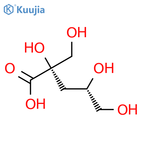 D-erythro-Pentonicacid, 3-deoxy-2-C-(hydroxymethyl)- structure
