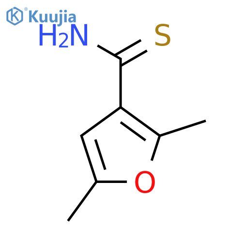 2,5-dimethylfuran-3-carbothioamide structure