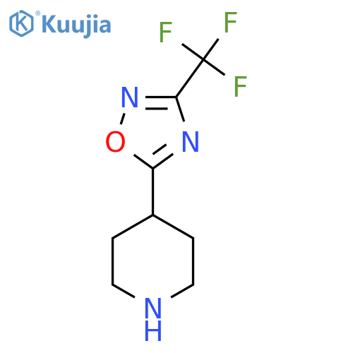 4-3-(trifluoromethyl)-1,2,4-oxadiazol-5-ylpiperidine structure