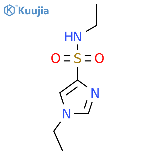 N,1-diethyl-1H-imidazole-4-sulfonamide structure