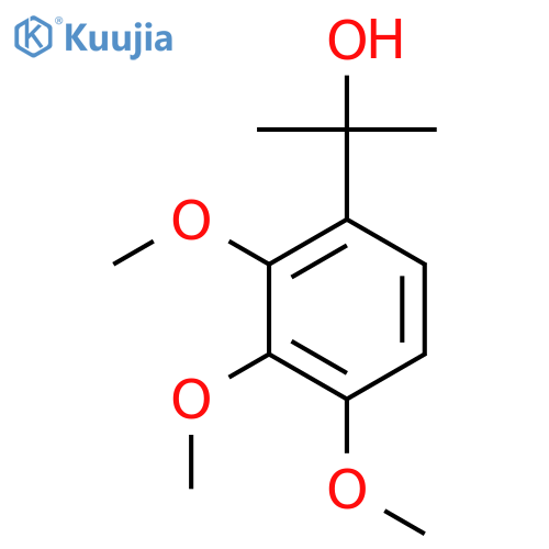 2-(2,3,4-trimethoxyphenyl)propan-2-ol structure
