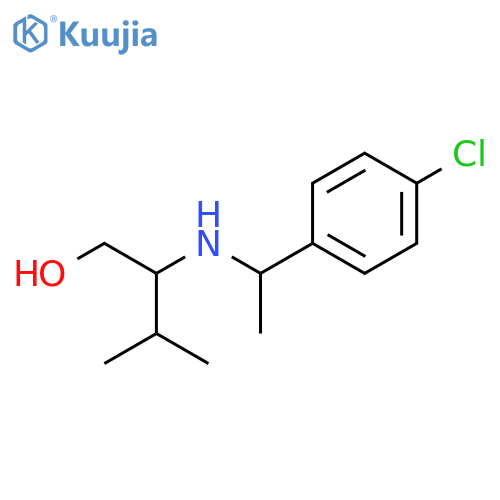 2-{1-(4-chlorophenyl)ethylamino}-3-methylbutan-1-ol structure