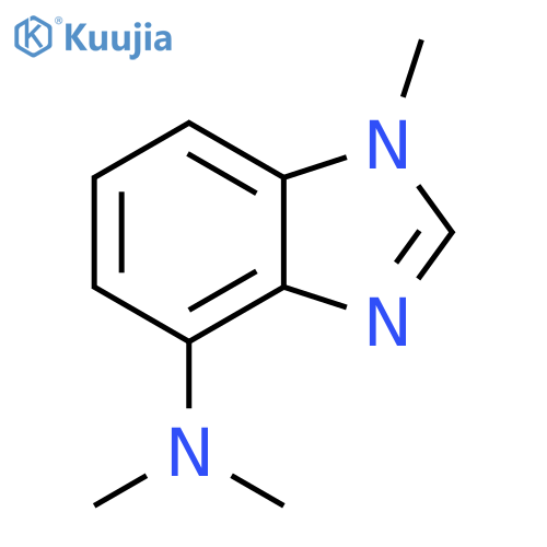 N,N,1-trimethyl-1H-1,3-benzodiazol-4-amine structure
