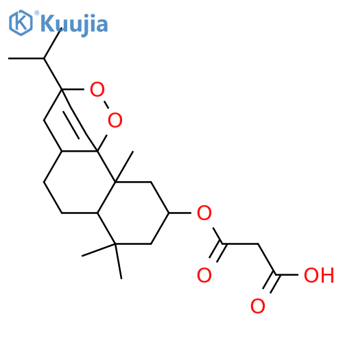 9,13-Epidioxy-11-abieten-2-ol; (2α,9α,13α)-form, Malonyl ester structure