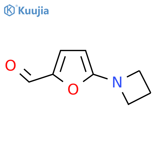 5-(Azetidin-1-yl)furan-2-carbaldehyde structure