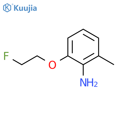 2-(2-fluoroethoxy)-6-methylaniline structure
