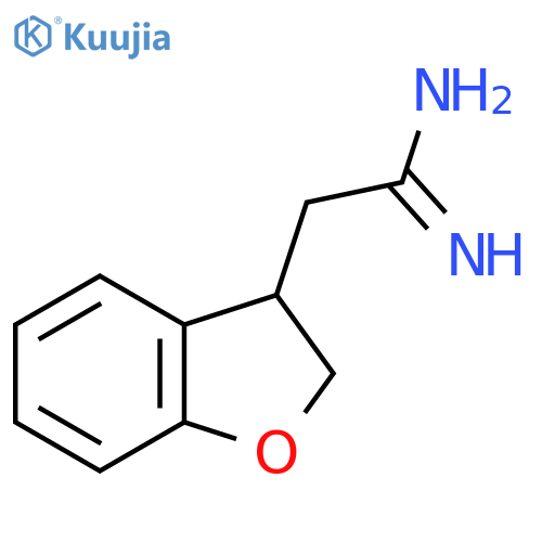 2-(2,3-Dihydro-1-benzofuran-3-yl)ethanimidamide structure