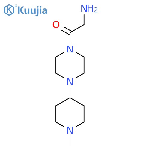 2-amino-1-[4-(1-methylpiperidin-4-yl)piperazin-1-yl]ethan-1-one structure