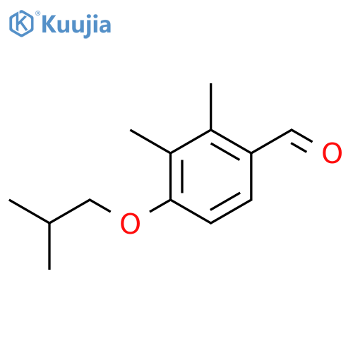 4-Isobutoxy-2,3-dimethylbenzaldehyde structure