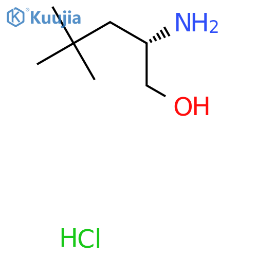 (S)-2-Amino-4,4-dimethylpentan-1-ol hydrochloride structure